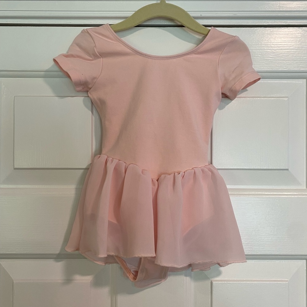 Bloch skirted leotard, pink size 2T-4T